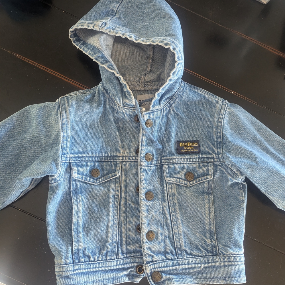 Vintage OshKosh B'gosh Denim Hooded Jean Jacket